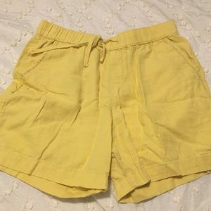 Yellow shorts
